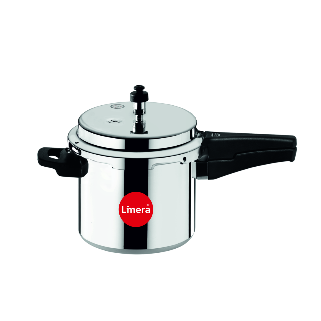 Limera Ixora Aluminum 10 Liters Gas Compatible Outer Lid Pressure Cooker (Silver)