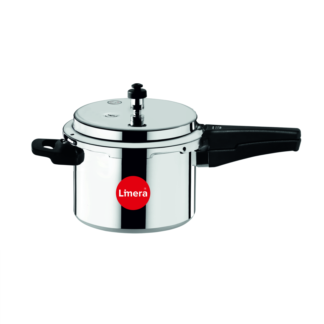 Limera Ixora Aluminum 7.5 Liters Gas Compatible Outer Lid Pressure Cooker (Silver)